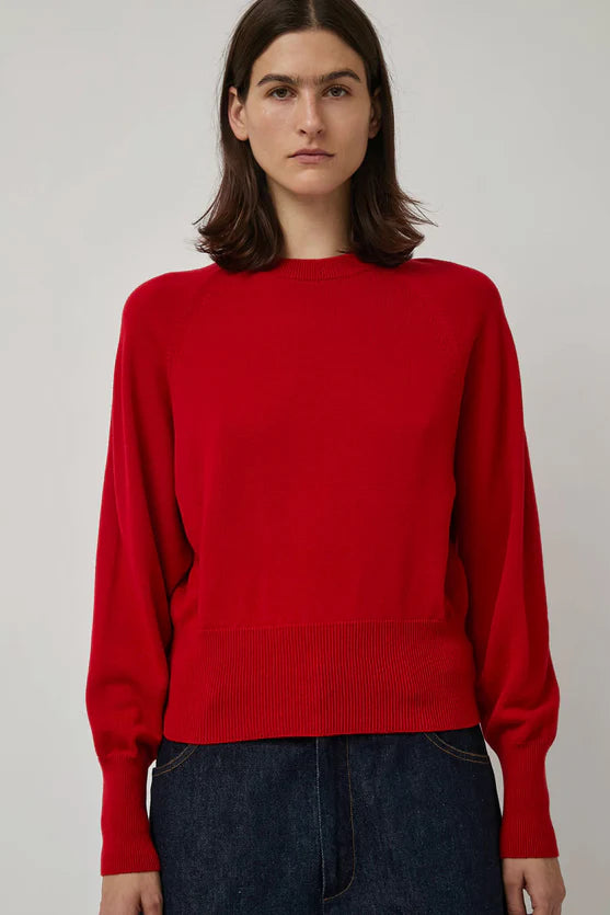 Merino Wool Sweater in Red, from Cordera