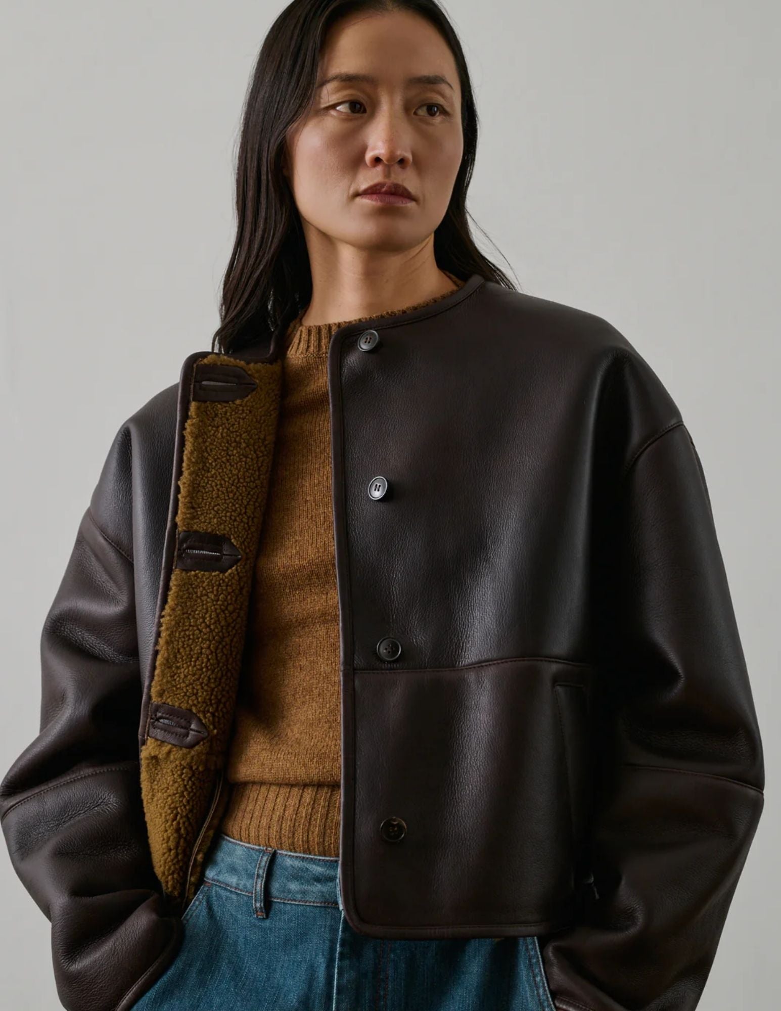 Fabio Jacket in Brown, from Soeur